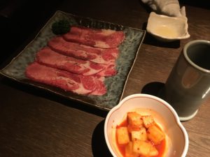 名古屋で焼肉を食べました