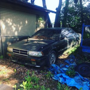 Y31セドリック　グロリア　放置車両