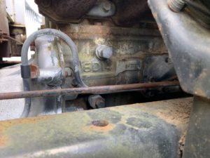 ふそうトラックフレームと車体番号