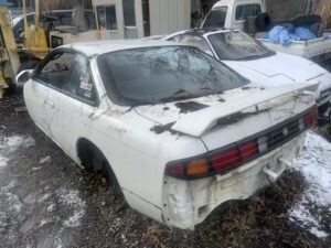 S14シルビアの放置車両リア視点