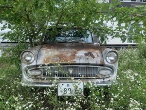 長年放置してしまった廃車の引き取り写真